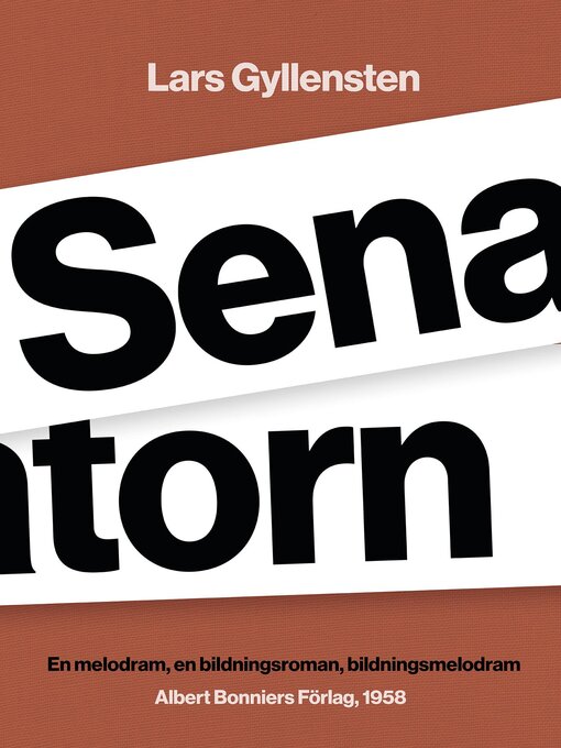 Title details for Senatorn by Lars Gyllensten - Available